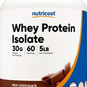 Nutricost Whey Protein Isolate Powder (Milk Chocolate) 5LBS1