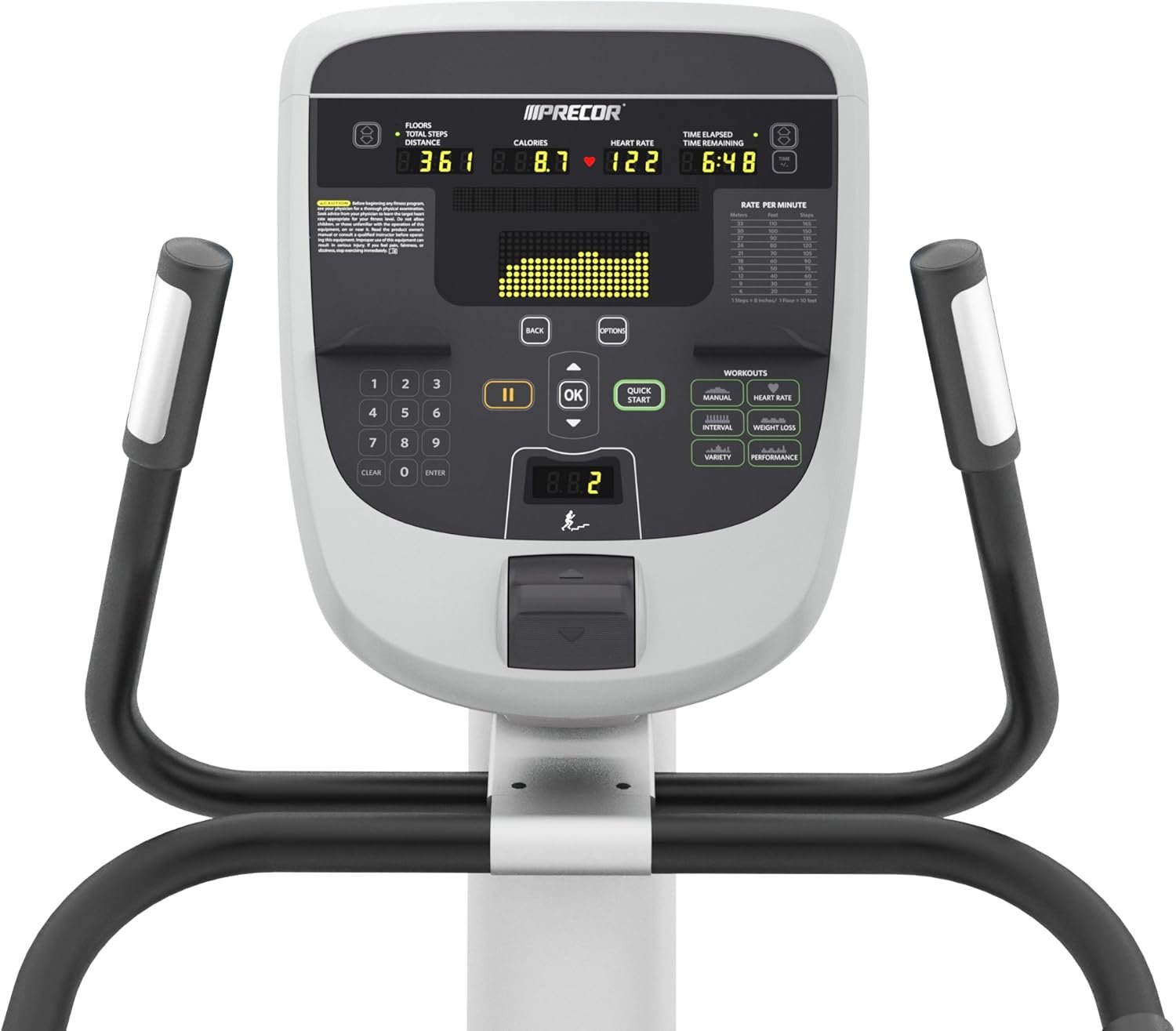 Precor CLM 835 Commercial Series Stair Climber with P30 Console - Image 4