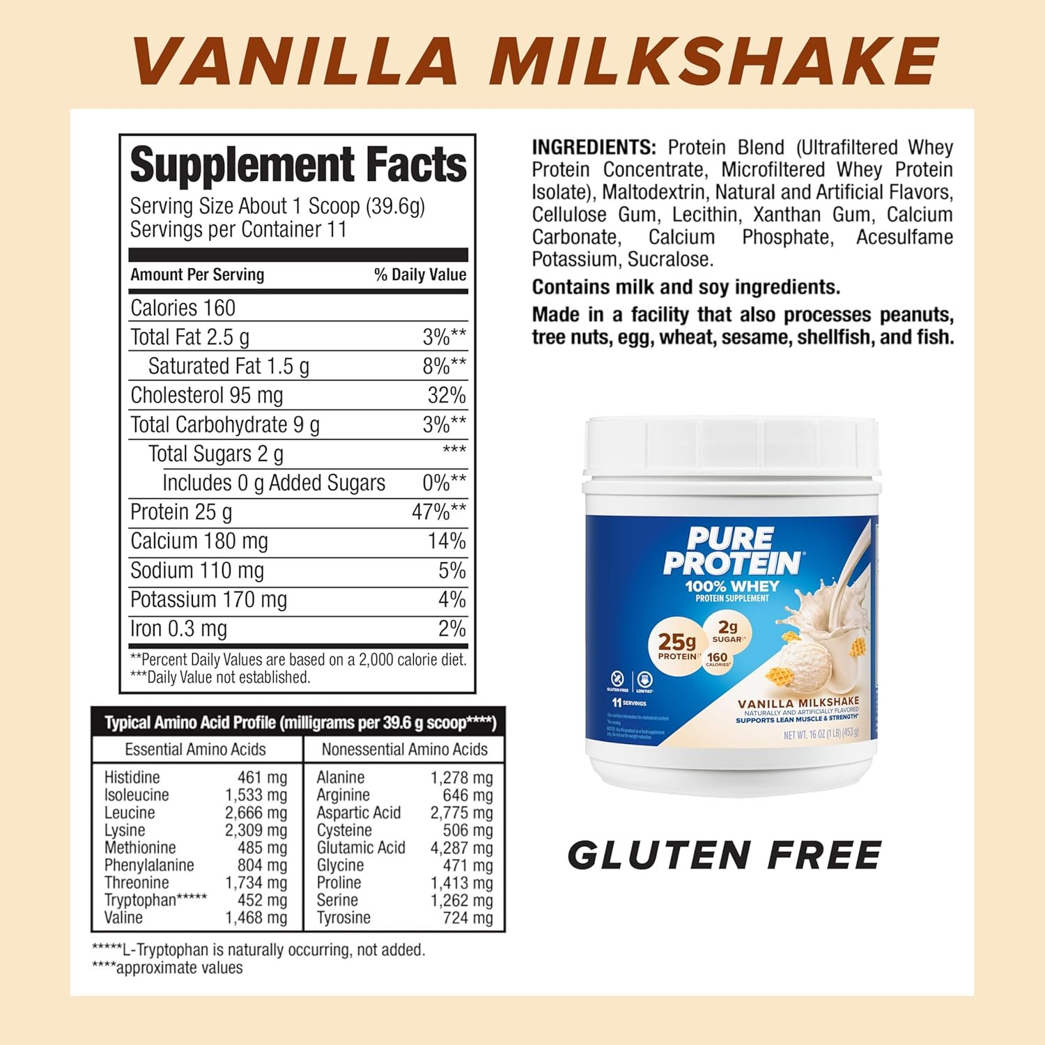 Pure Protein Powder Whey High Protein Low Sugar - Image 5