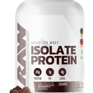 RAW Whey Isolate Protein Powder Dark Chocolate
