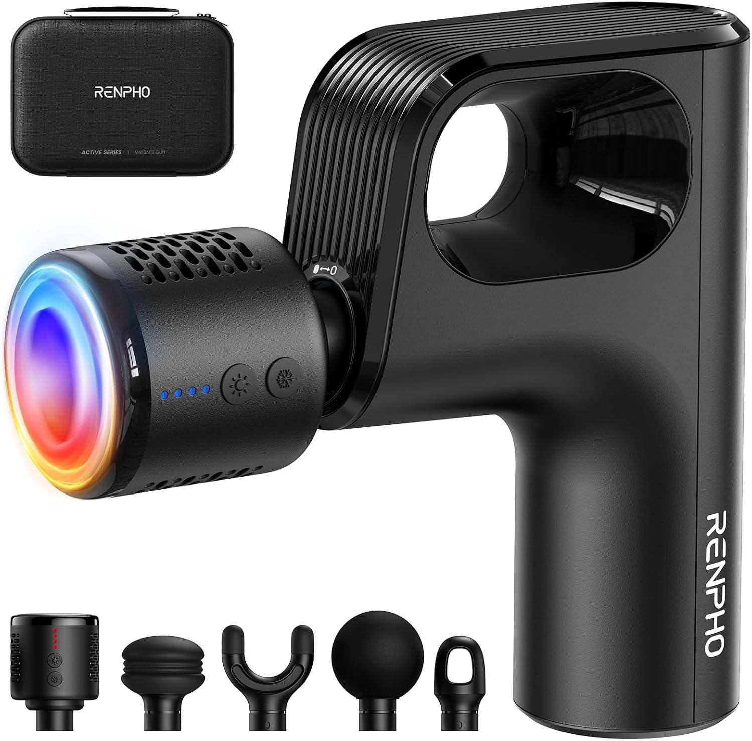RENPHO Active Mini Thermacool Massage Gun with Heat and Cold 1