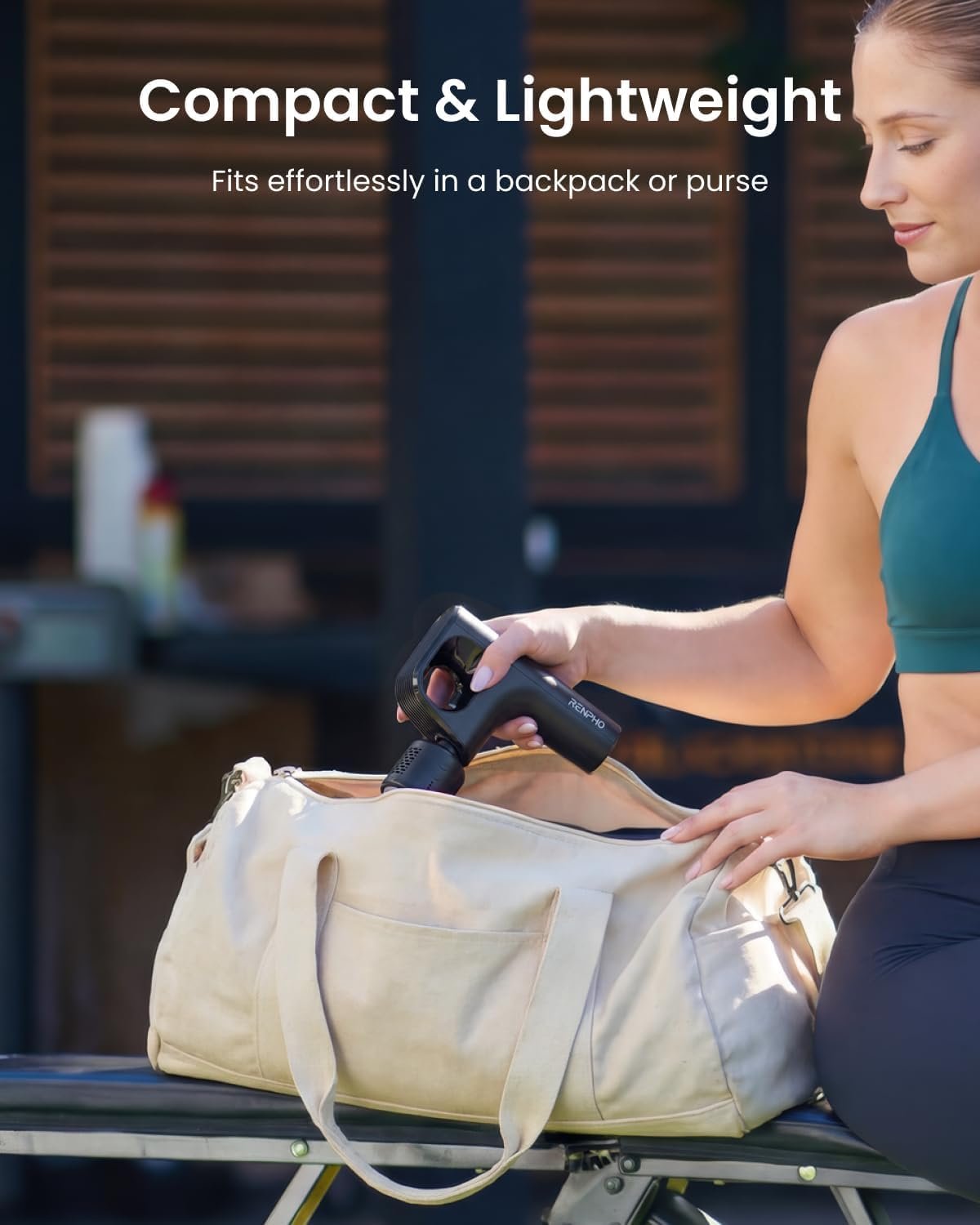 RENPHO Active Mini Thermacool Massage Gun with Heat and Cold - Image 8