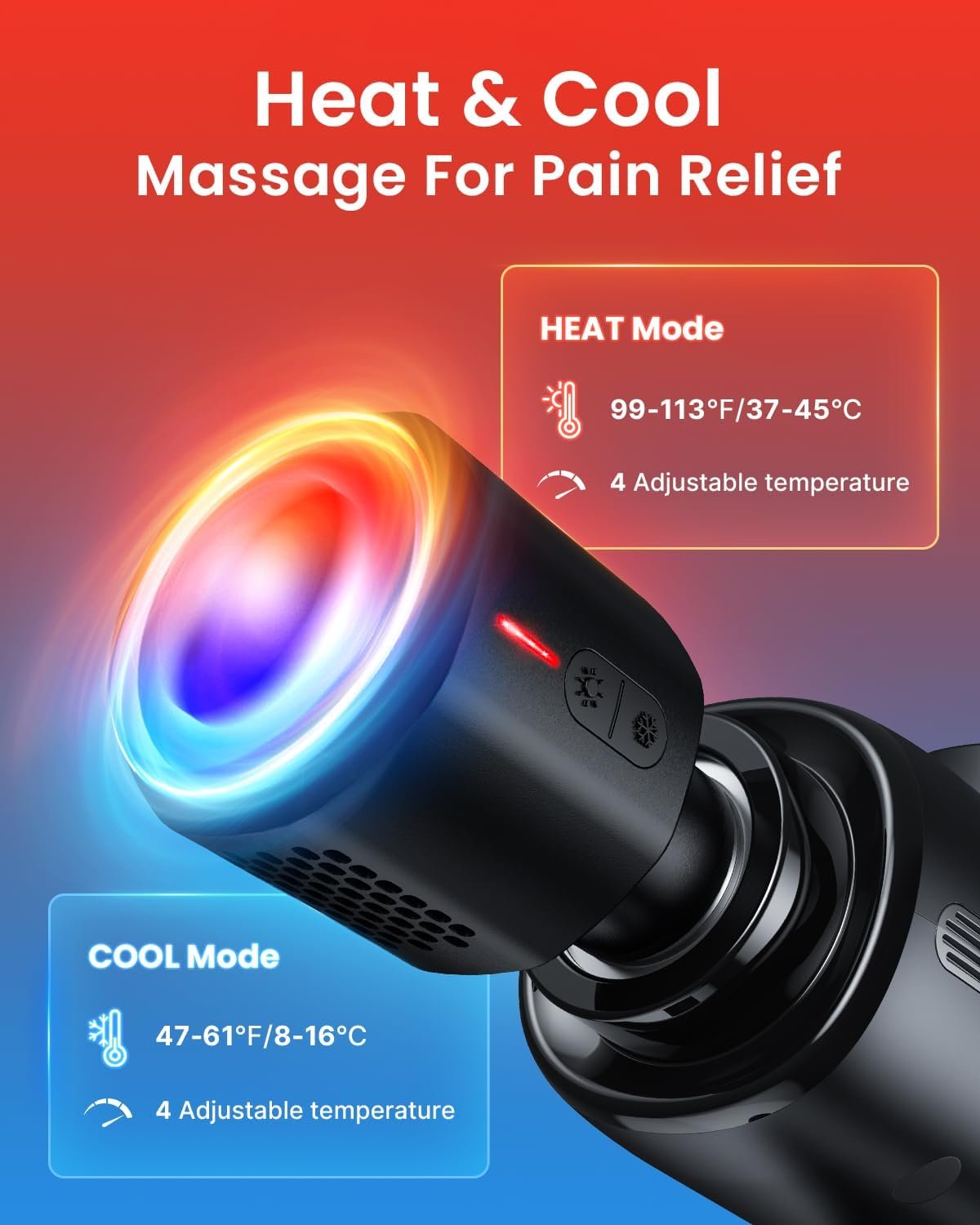 RENPHO Massage Gun Deep Tissue with Charging Stand - Image 4