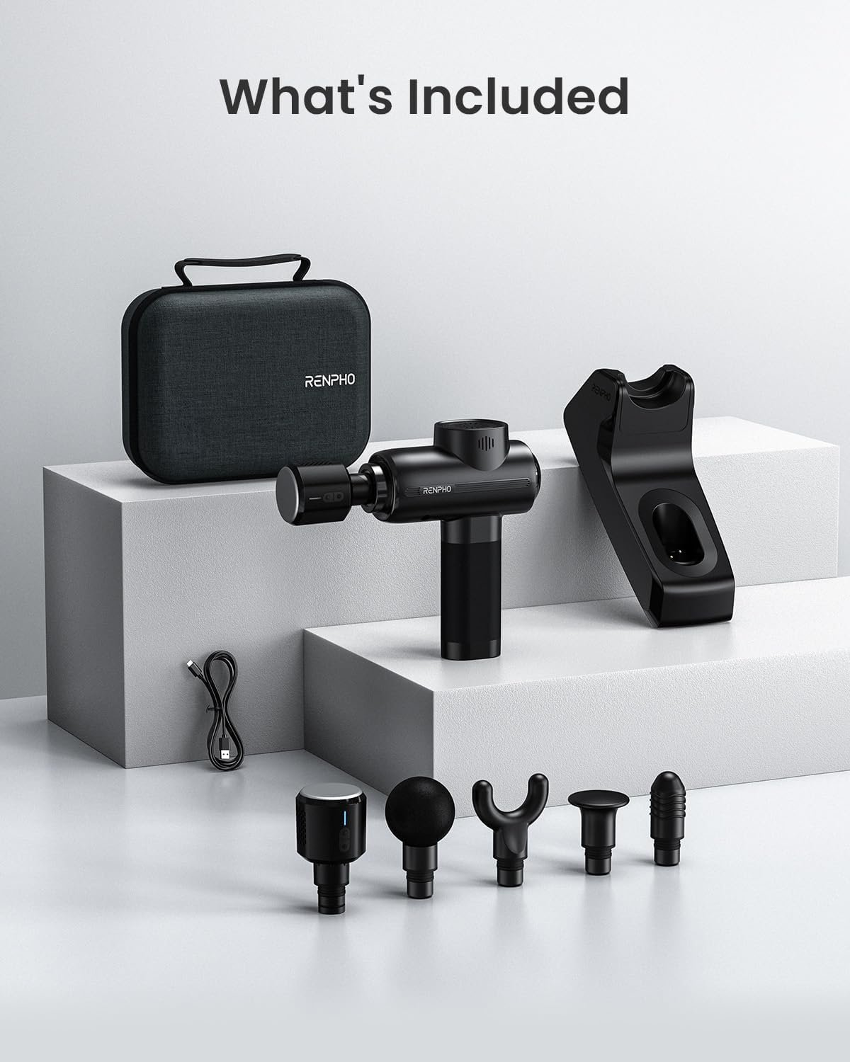 RENPHO Massage Gun Deep Tissue with Charging Stand - Image 9