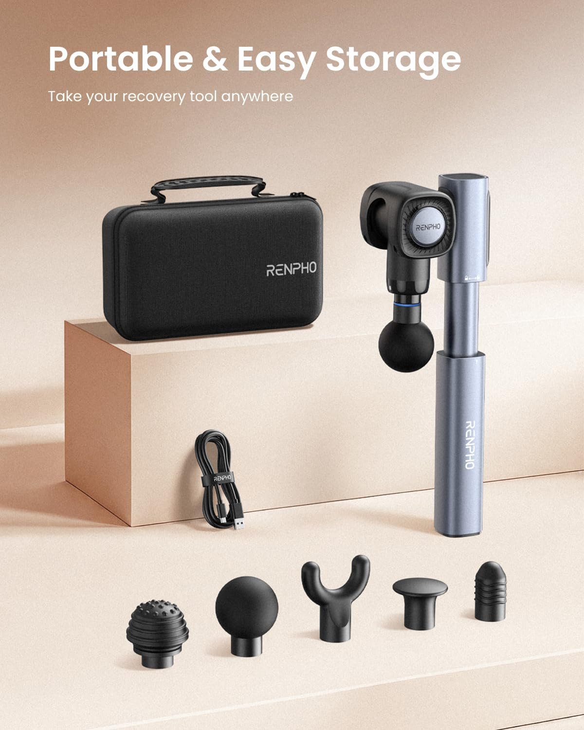 RENPHO Massage Gun with Adjustable Angles - Image 8