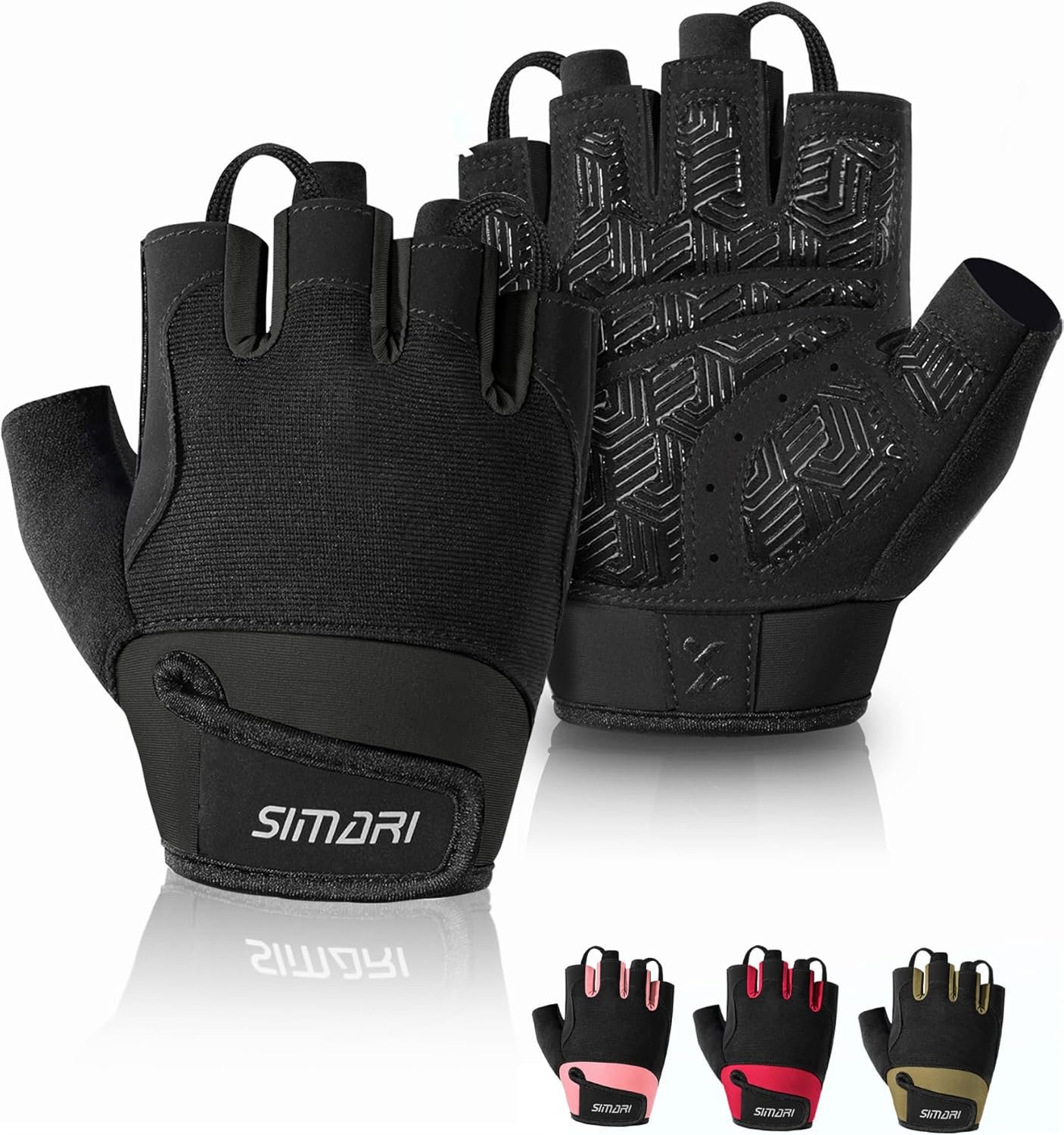 SIMARI Breathable Workout Gloves for Men and Women