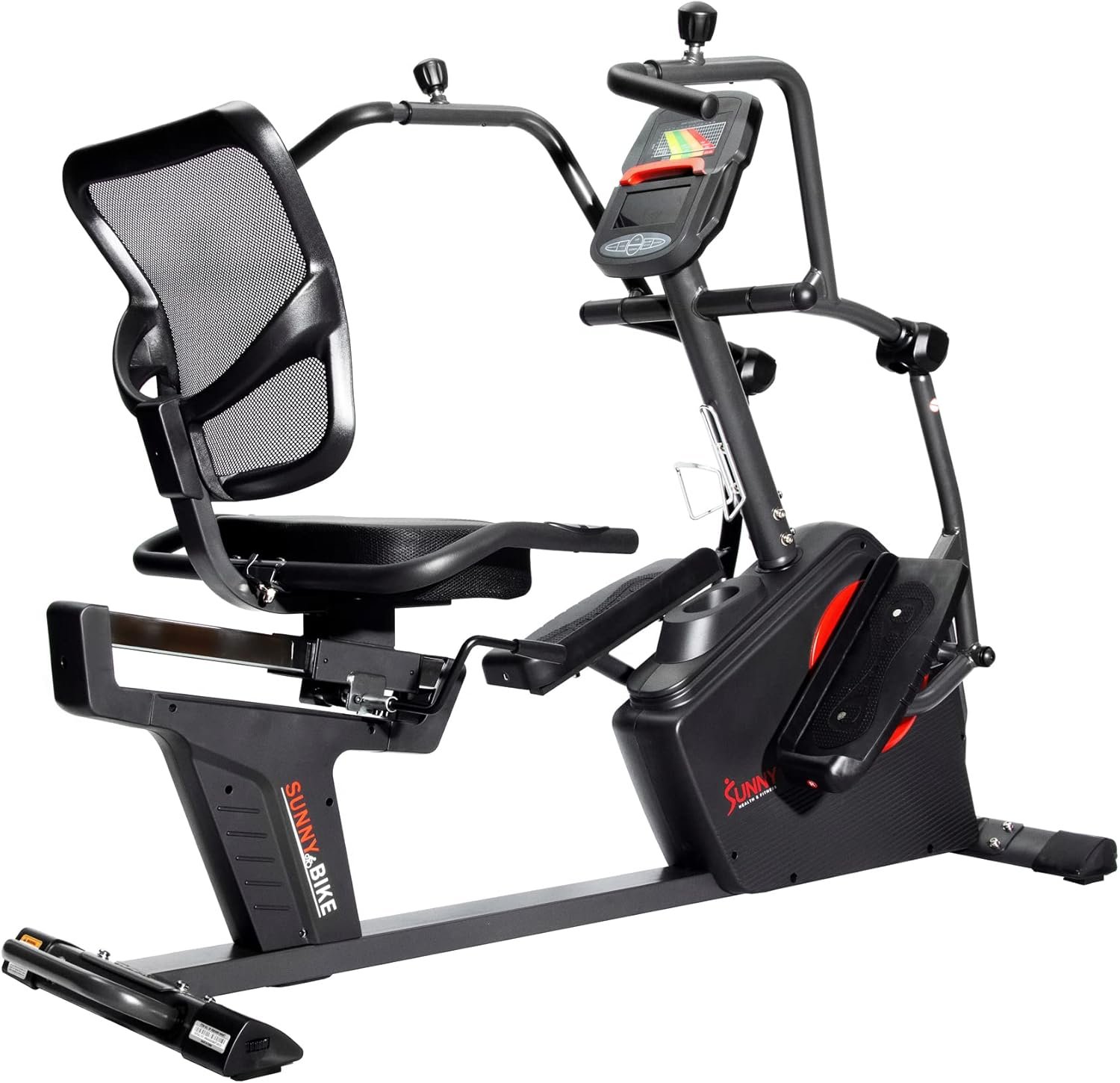Sunny Health and Fitness Elite Recumbent Cross Trainer - Image 8