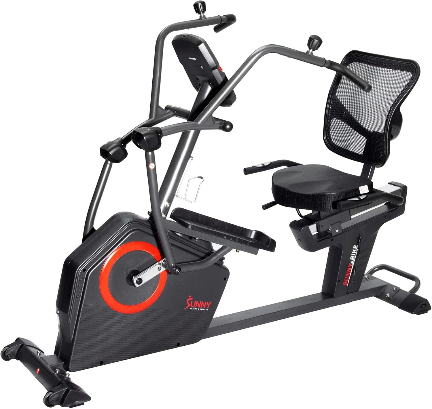 Sunny Health and Fitness Elite Recumbent Cross Trainer - Image 9