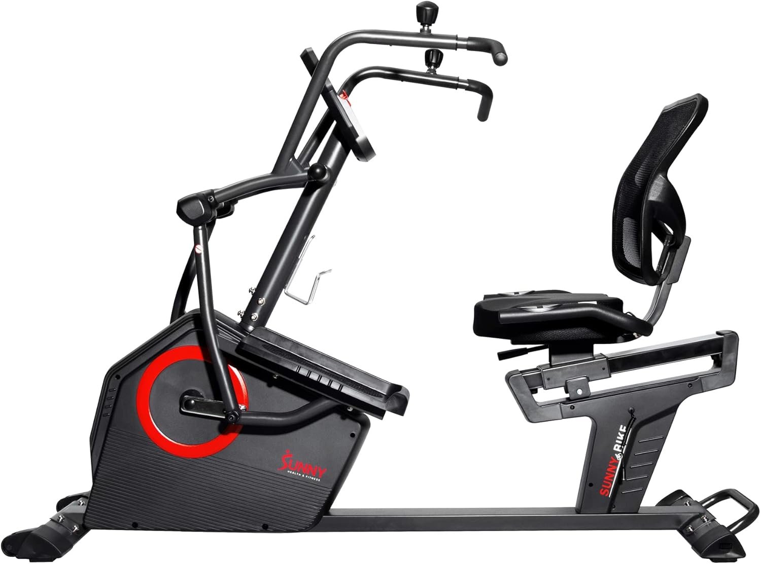 Sunny Health and Fitness Elite Recumbent Cross Trainer - Image 10