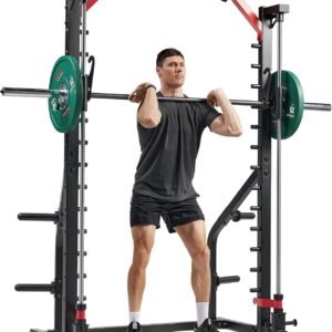 Sunny Health and Fitness Premium Smith Machine and Squat Cage Rack