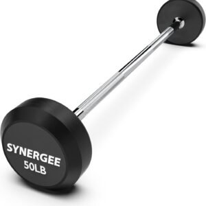 Synergee Fixed Barbell Pre Weighted Straight Steel Bar