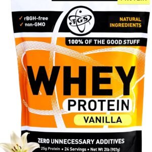 TGS Nutrition Vanilla Whey Protein Powder 2lb