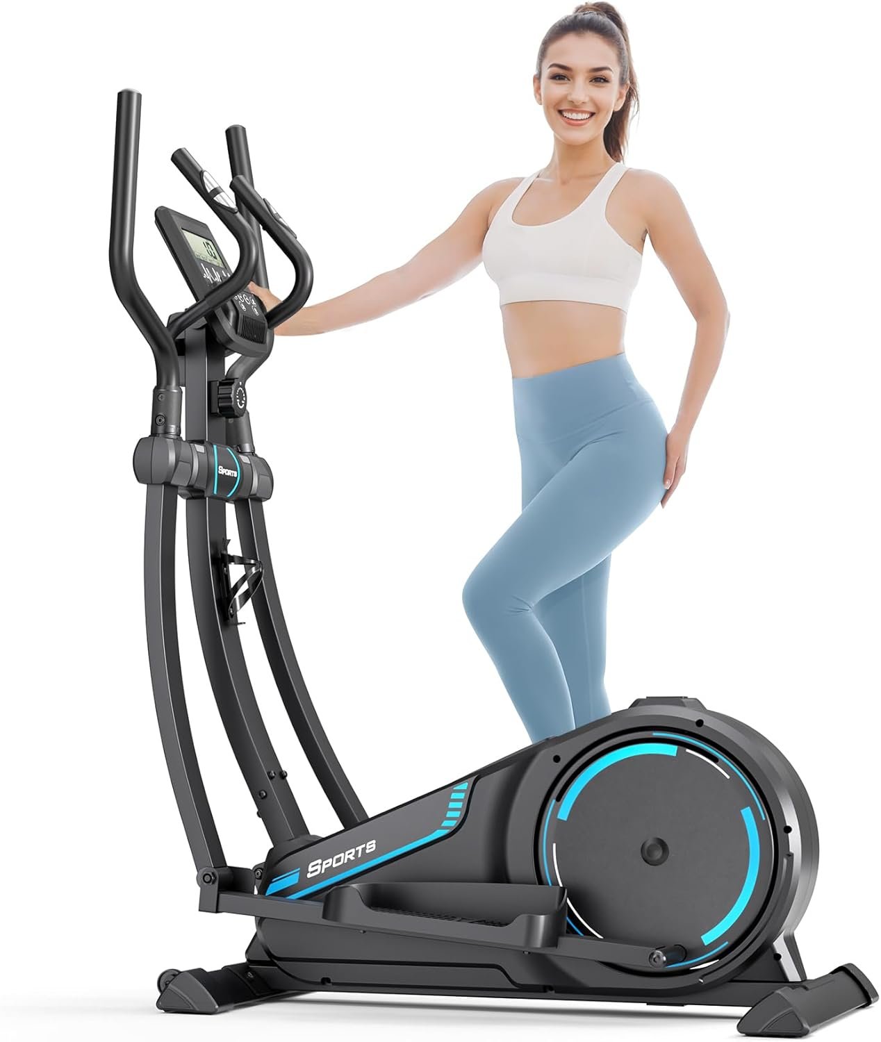 THERUN Elliptical Exercise Machine Hyper-Quiet 1