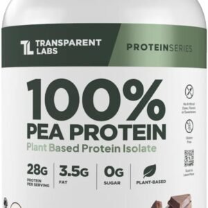 Transparent Labs 100% Pea Protein Powder