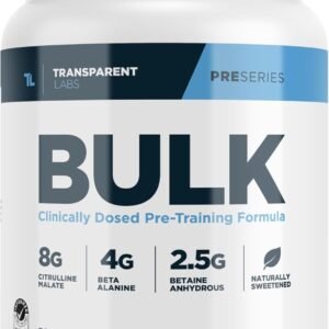 Transparent Labs Bulk Pre Workout Powder