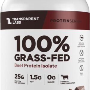 Transparent Labs Grass-Fed Beef Isolate Protein Powder