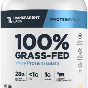 Transparent Labs Grass-Fed Whey Protein Isolate French Vanilla