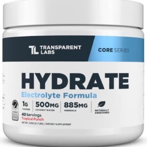 Transparent Labs Hydrate Naturally Sweetened Tropical Punch