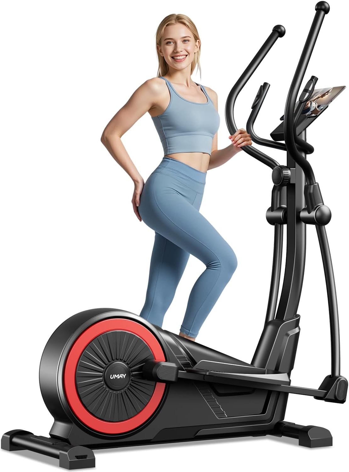 UMAY Elliptical Exercise Machine with 16 Levels Resistance 1