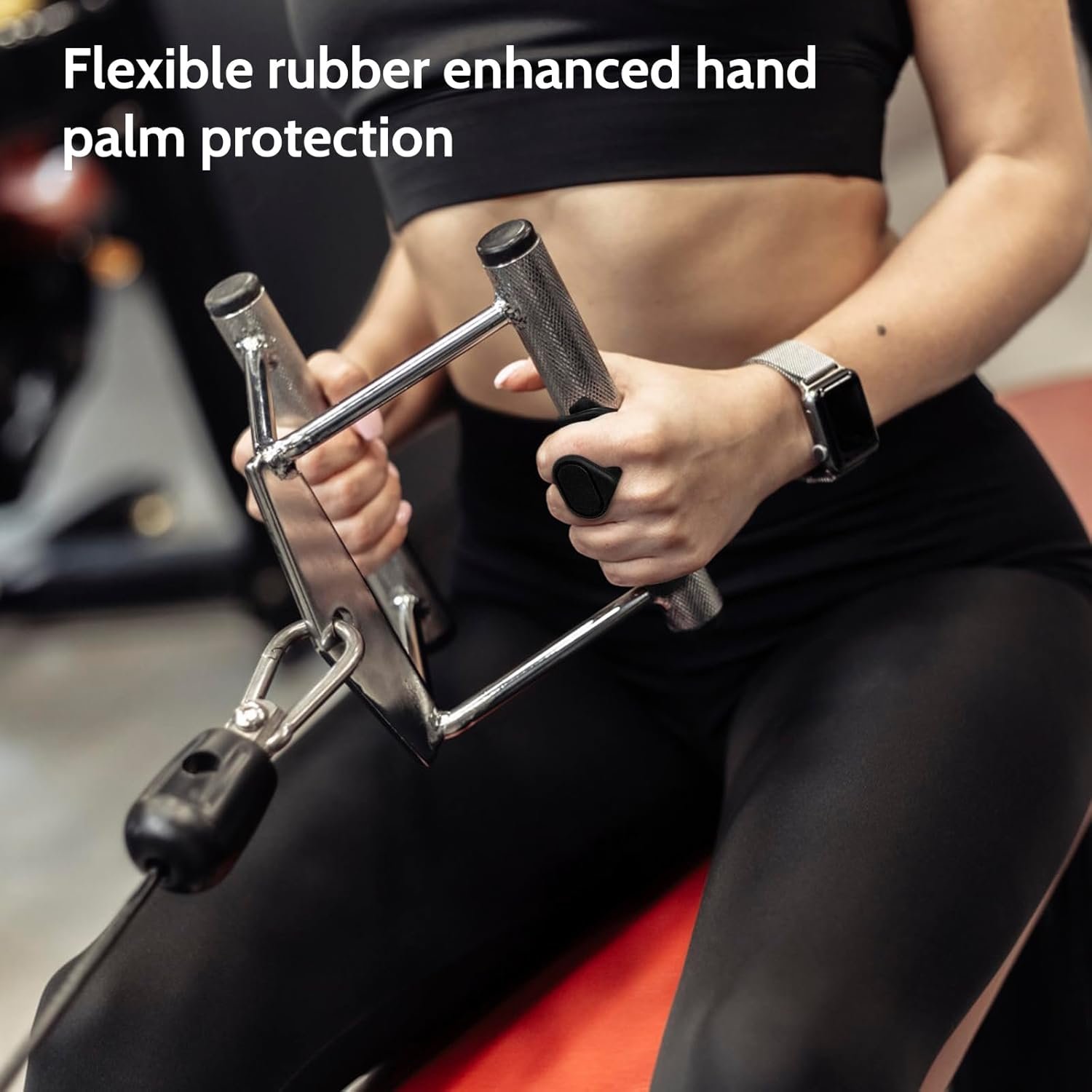Weight Lifting Grips Rubber Anti-Slip Workout Grips - Image 7
