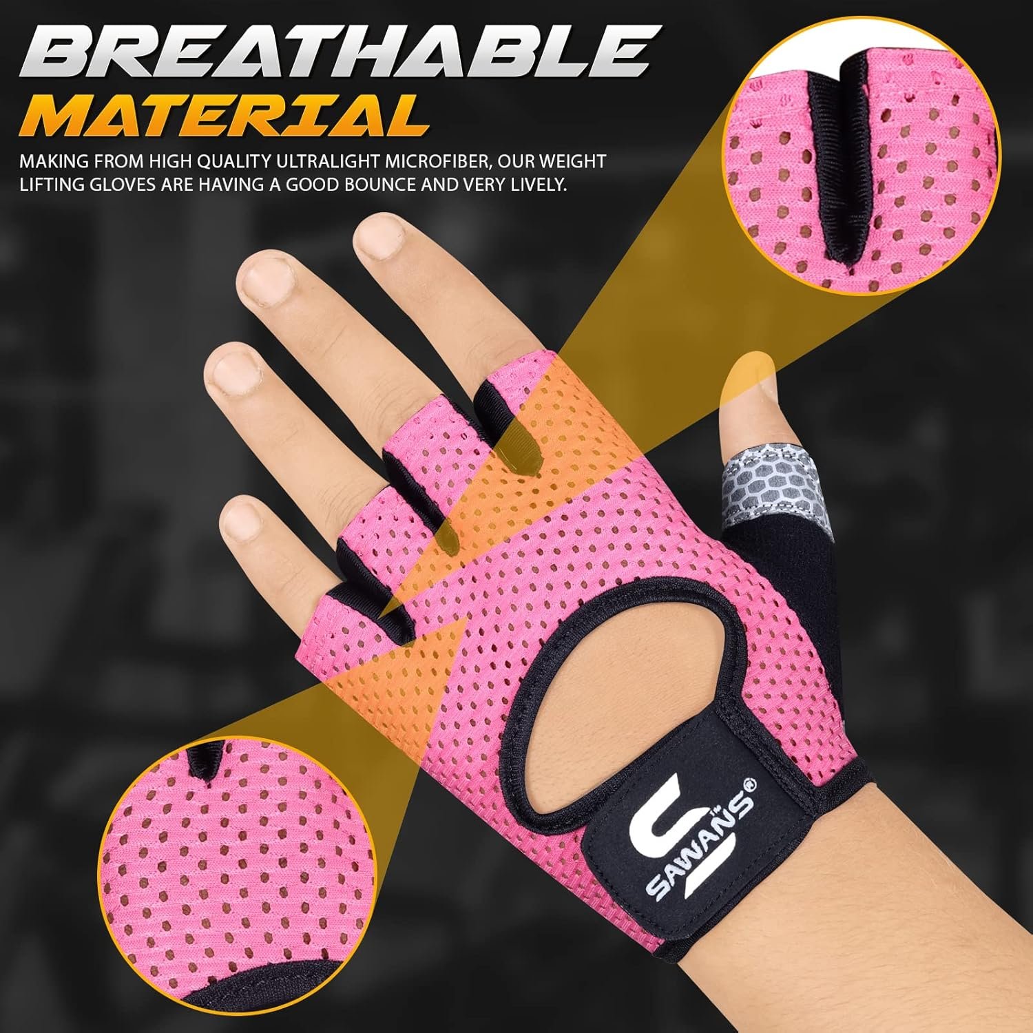 Workout Gloves for Men and Women Weight Lifting Gloves - Image 4