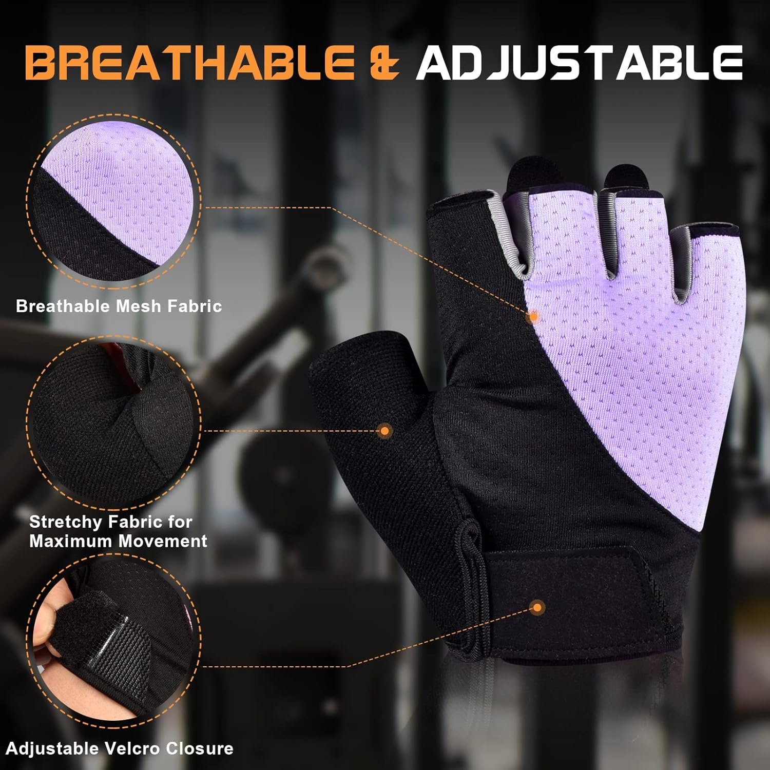 Workout Gloves for Women Breathable - Image 4
