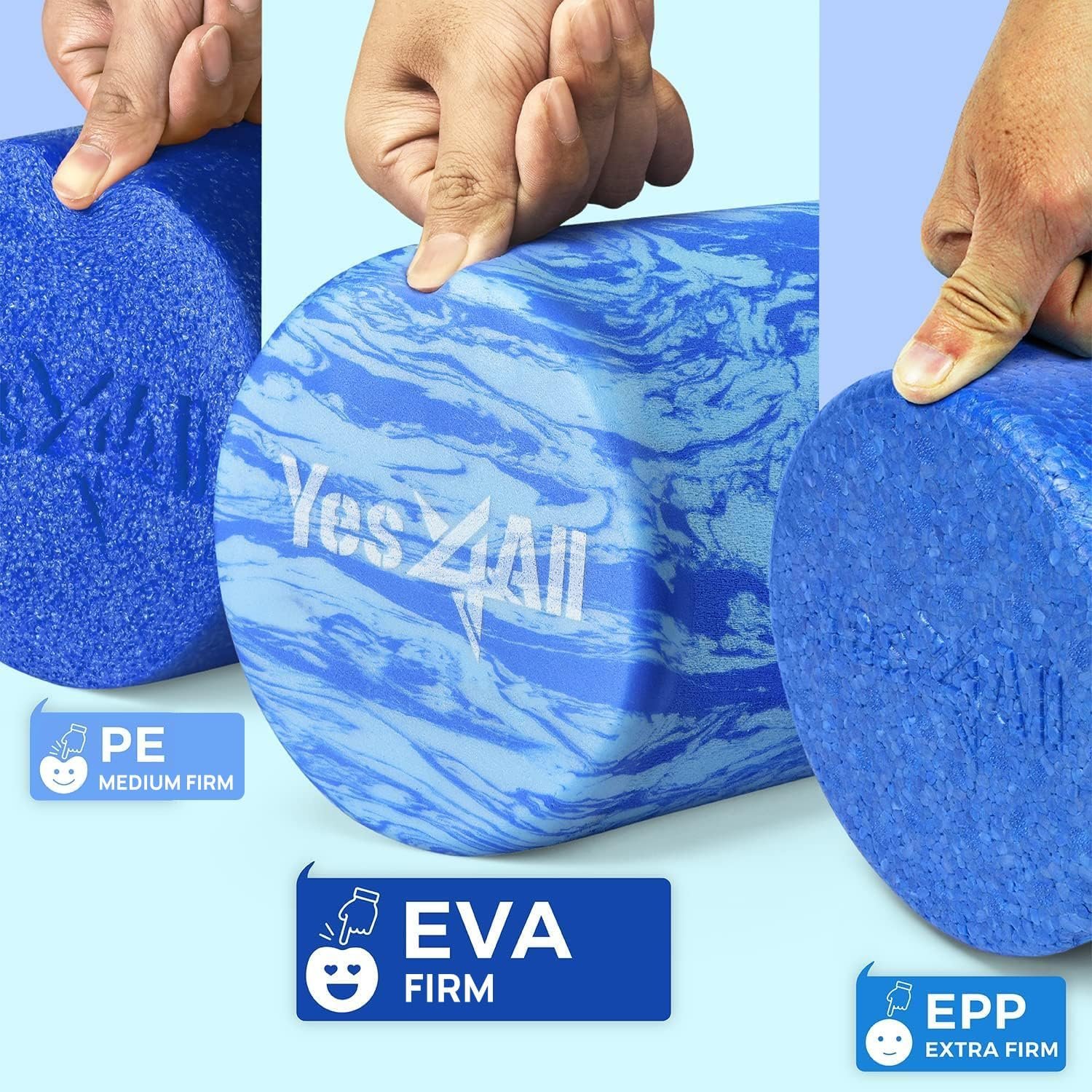 Yes4All EVA Firm Foam Roller for Back - Image 2