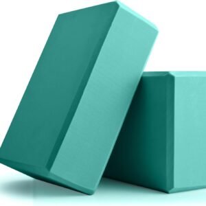 Yoga Blocks 2 Pcs 9"x6"x3" Yoga Brick Foam Blocks EVA Foam 34