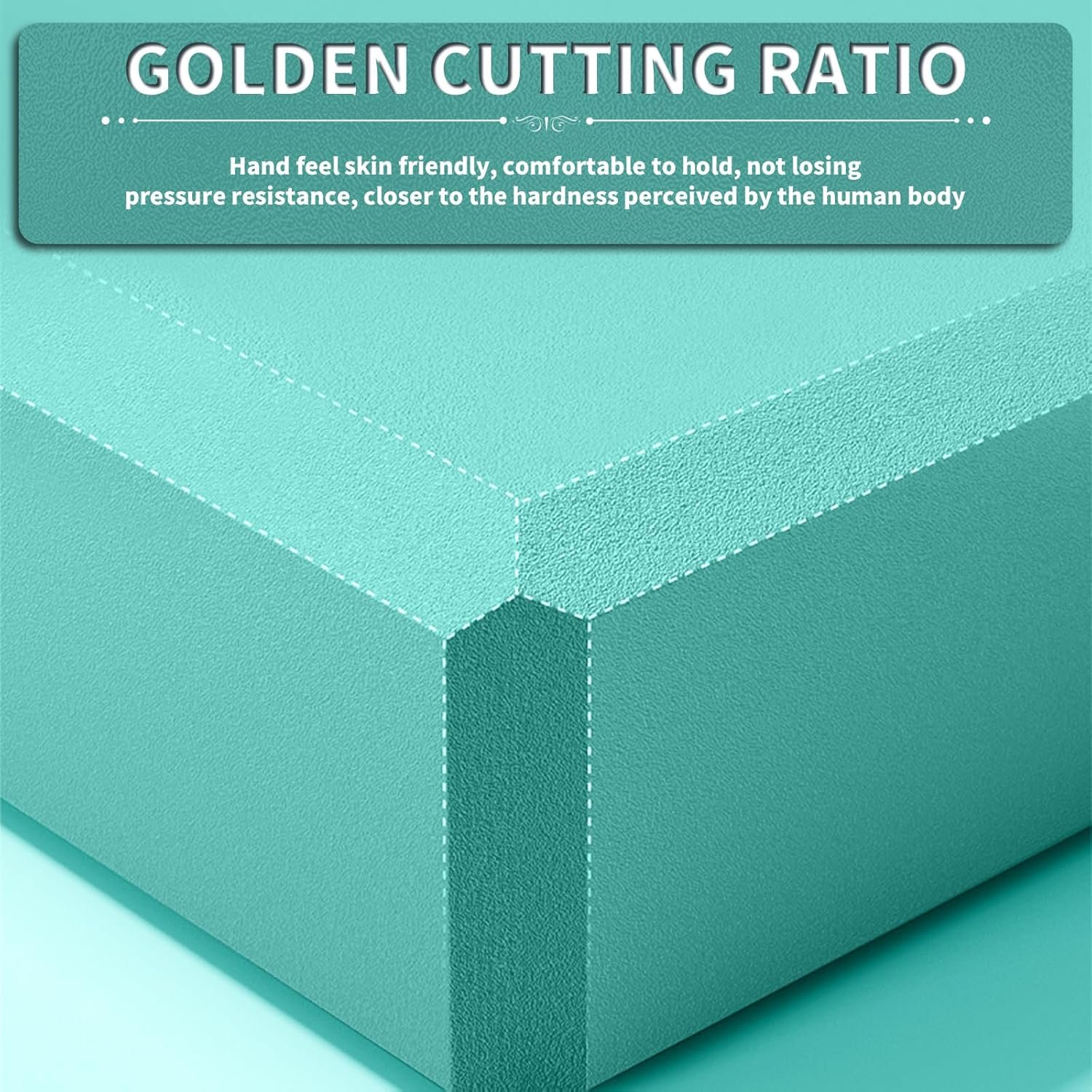 Yoga Blocks 2 Pcs 9"x6"x3" Yoga Brick Foam Blocks EVA Foam - Image 4