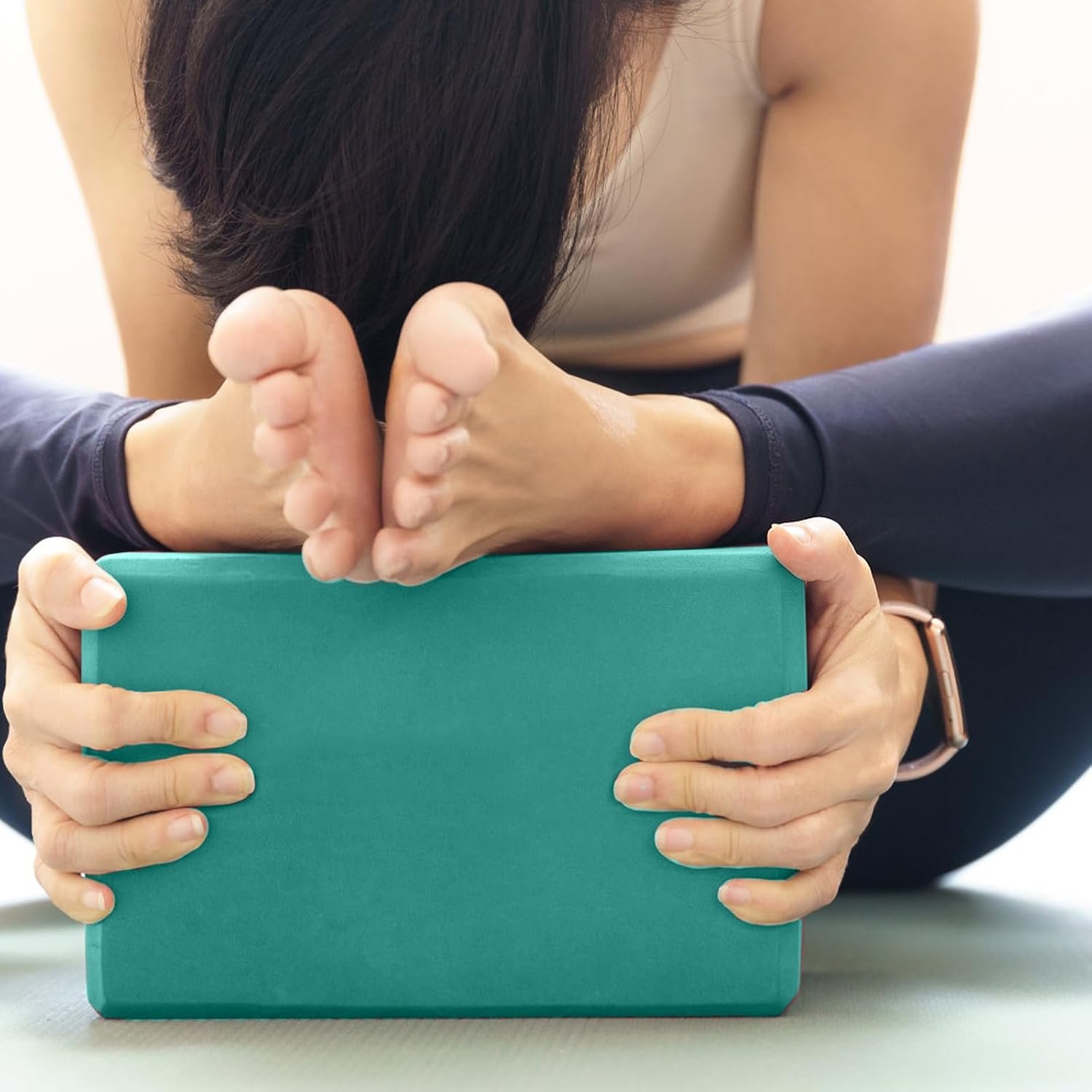 Yoga Blocks 2 Pcs 9"x6"x3" Yoga Brick Foam Blocks EVA Foam - Image 7