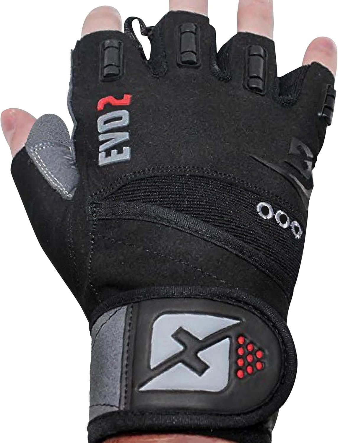 skott Evo 2 Weightlifting Gloves with Integrated Wrist Wrap